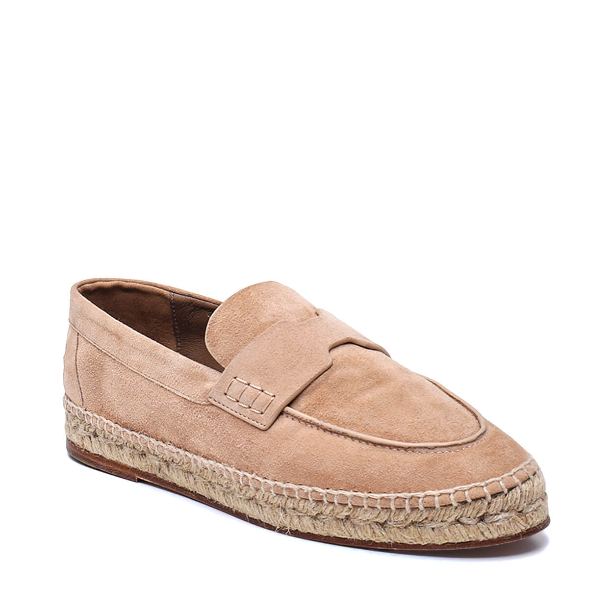 Hermès - Sand Beige Suede Goatskin Trip Espadrilles 37